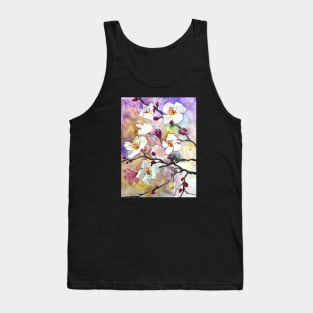 Spring’s flowers in watercolors Tank Top